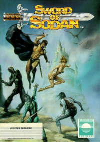 Sword of Sodan Amiga US box art